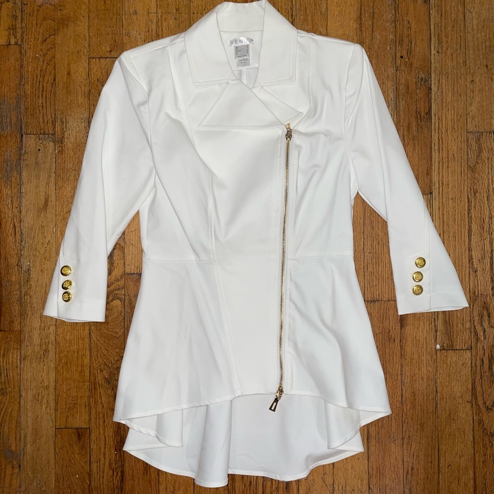 White blazer jacket